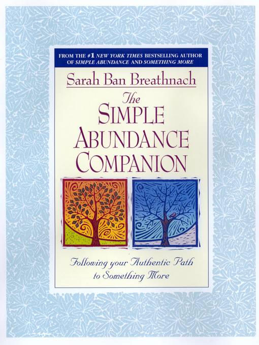 Title details for The Simple Abundance Companion by Sarah Ban Breathnach - Available